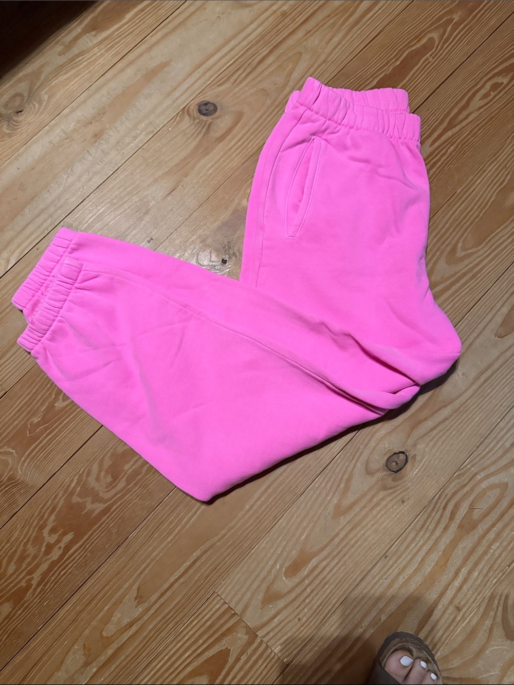 GAP Bright Pink Women's Jogger Pants - Picture 4 of 4